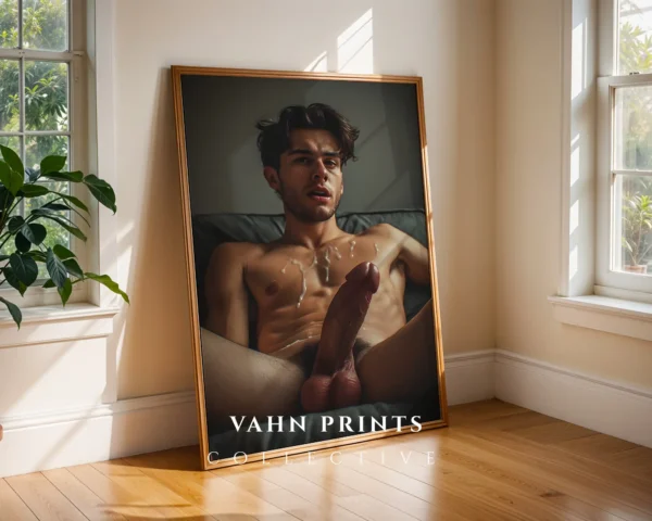 Calm Male Body Photography Wall Art Print Instant Download