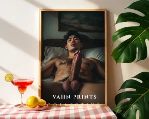 Clean Aesthetic Male Body Photography Wall Art Printable