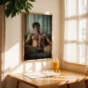 Art Focused Male Body Photography Wall Art Printable Poster