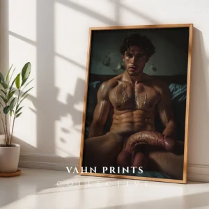Curated Male Body Photography Wall Art Print Digital