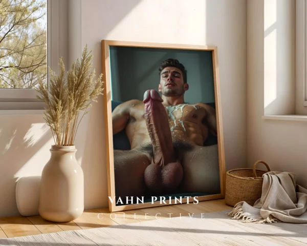 Studio Portrait Male Body Photography Wall Art Printable