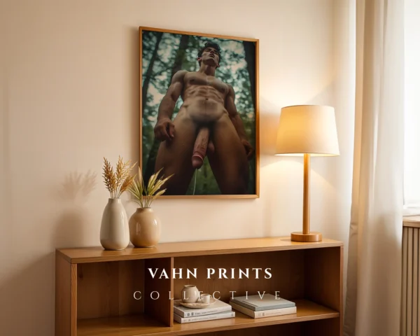 Modern Home Male Body Photography Wall Art Print Digital
