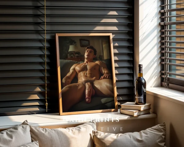 P262c_m1 Neutral Wall Male Body Photography Wall Art Printable