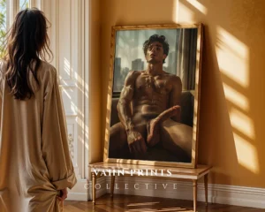 Man Form Photography Wall Art Print Minimal Decor Digital Download Poster