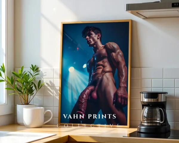 P276c_m1 Contemporary Man Body Photography Wall Art Print Digital Poster