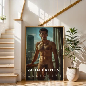 Editorial Man Body Photography Wall Art Print Digital Download