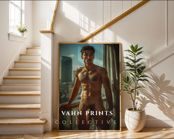 P282c_m1 Editorial Man Body Photography Wall Art Print Digital Download