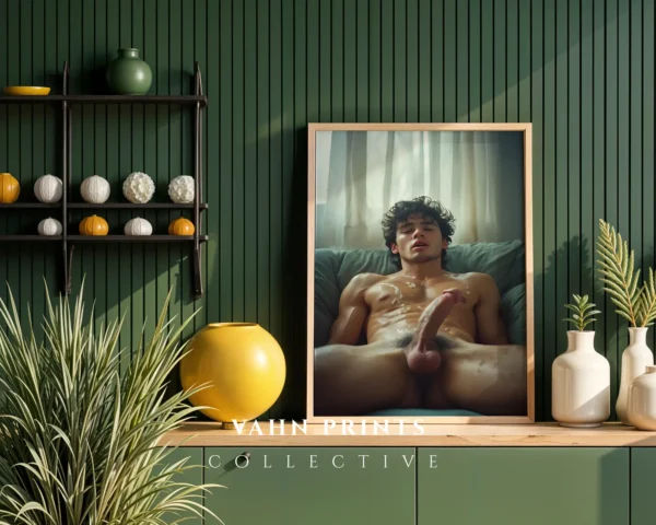 Studio Man Body Photography Wall Art Printable Decor