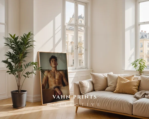 Gallery Style Man Body Photography Wall Art Print Decor