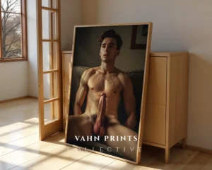 Sculptural Man Body Photography Wall Art Print Instant