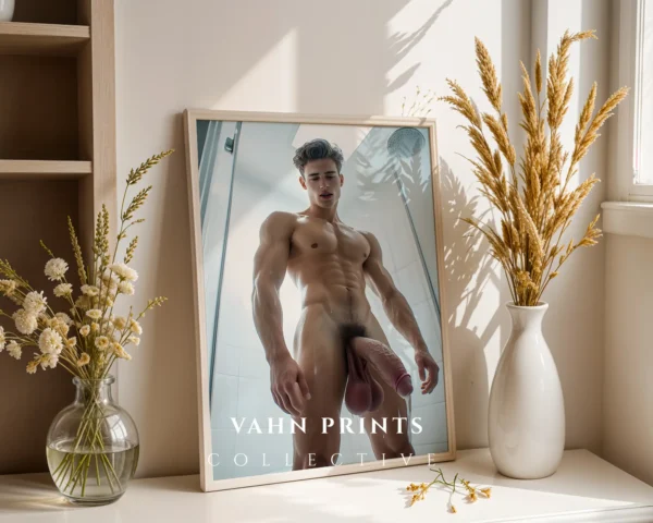 Classic Form Man Body Photography Wall Art Print Digital