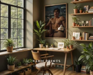 P292c_m1 Man Silhouette Photography Wall Art Print Instant Download