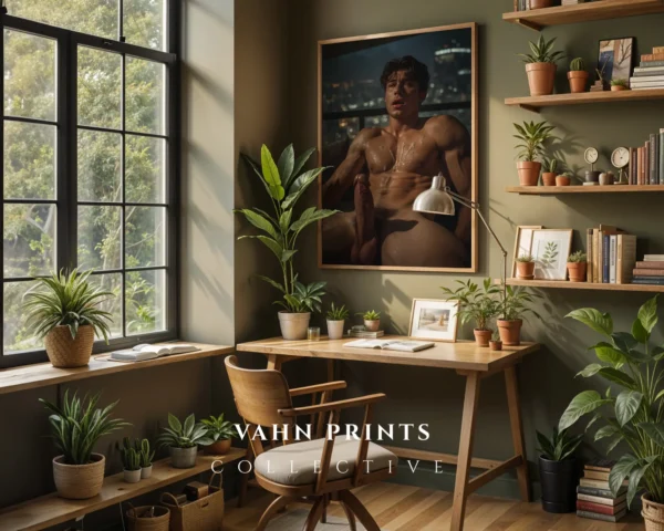 Man Silhouette Photography Wall Art Print Instant Download