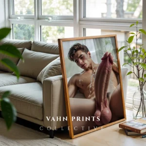 Soft Light Man Body Photography Wall Art Printable Poster