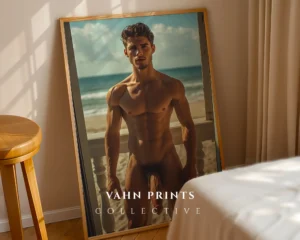 Stylish Man Body Photography Wall Art Print Decor