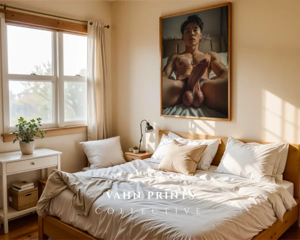 Expressive Man Body Photography Wall Art Printable Poster