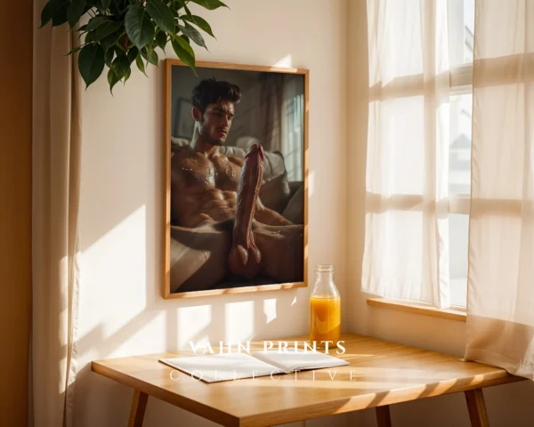 Modern Art Man Body Photography Wall Art Print Digital