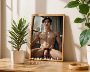 Editorial Style Man Body Photography Wall Art Printable