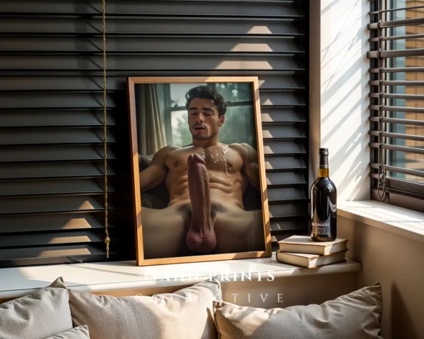 Clean Aesthetic Man Body Photography Wall Art Printable