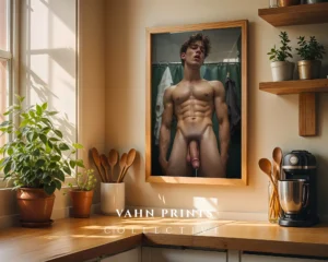 Soft Shadow Man Body Photography Wall Art Print Instant