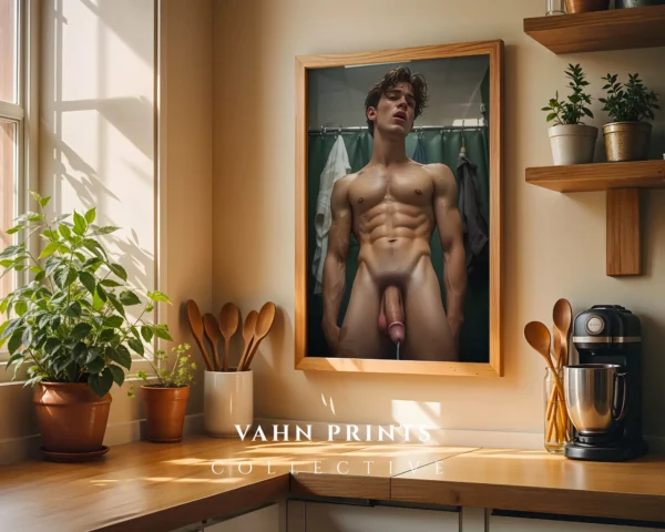 Soft Shadow Man Body Photography Wall Art Print Instant