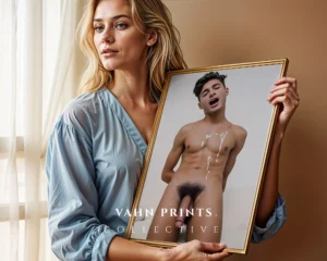 Muted Man Body Photography Wall Art Print Digital Download