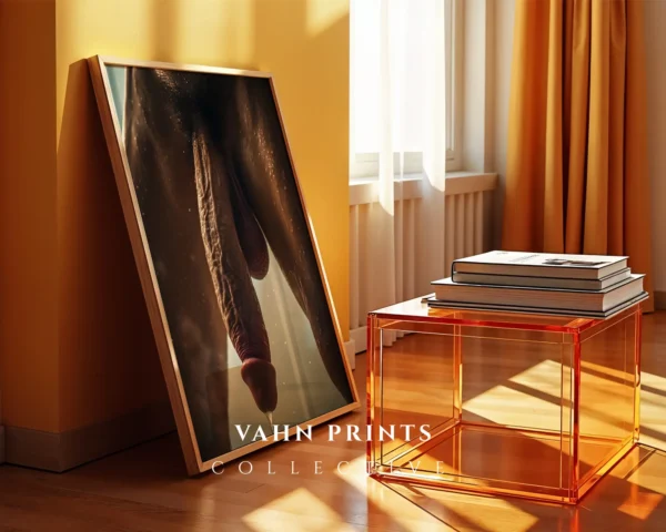 Modern Interior Man Body Photography Wall Art Print Instant