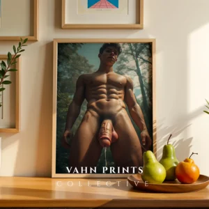 High Art Man Body Photography Wall Art Print Digital