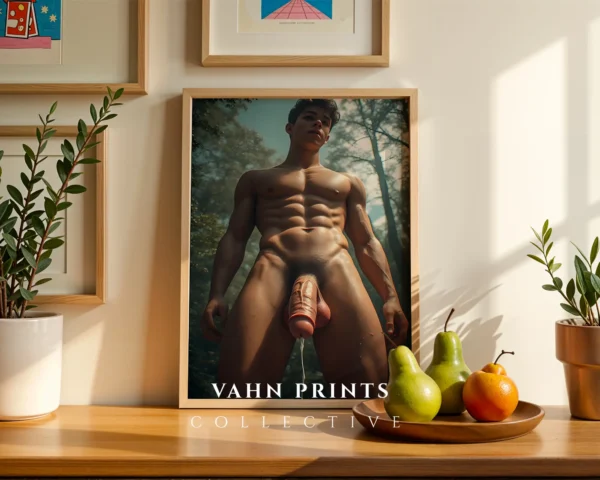 High Art Man Body Photography Wall Art Print Digital