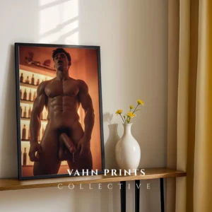 Balanced Light Man Body Photography Wall Art Printable Poster