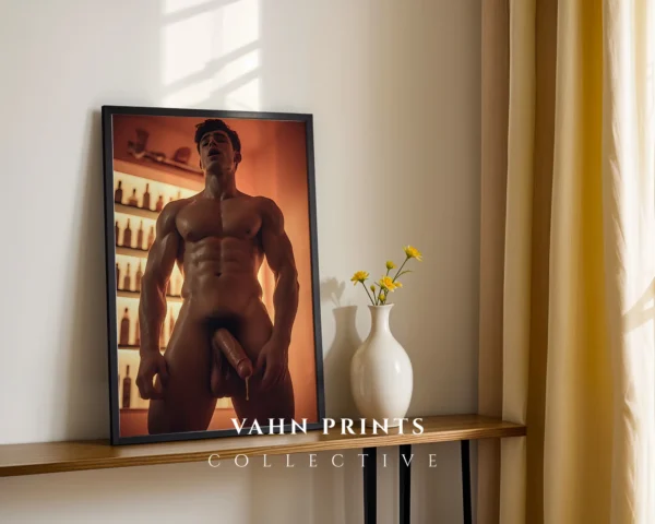 Balanced Light Man Body Photography Wall Art Printable Poster