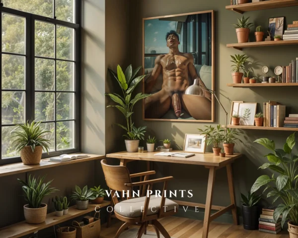 Sophisticated Man Body Photography Wall Art Printable Poster