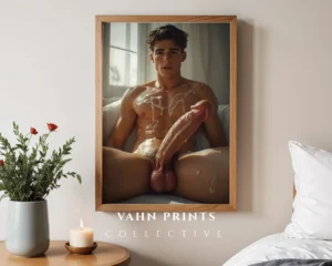 Soft Focus Man Body Photography Wall Art Printable Decor