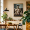 Curated Decor Man Body Photography Wall Art Print Instant