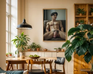 Curated Decor Man Body Photography Wall Art Print Instant
