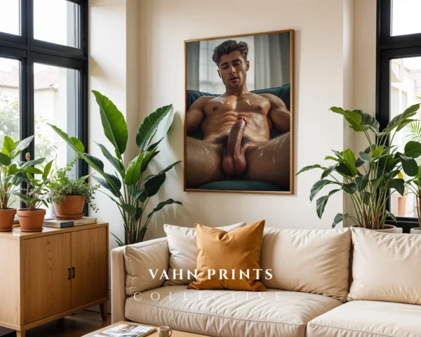 Neutral Wall Man Body Photography Wall Art Printable