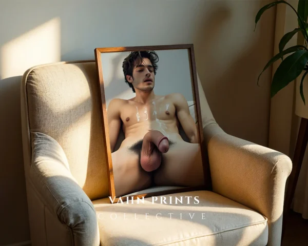 P340c_m1 Interior Art Man Body Photography Wall Art Print Digital