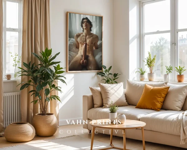 P341c_m1 Modern Poster Man Body Photography Wall Art Printable