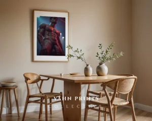 P342c_m1 Fine Art Print Man Body Photography Wall Art Instant Download