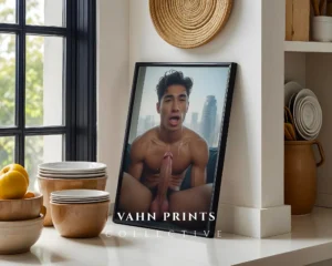 Artistic Man Body Form Photography Printable Wall Print