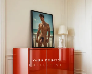 Elegant Man Body Photography Printable Art Poster Decor