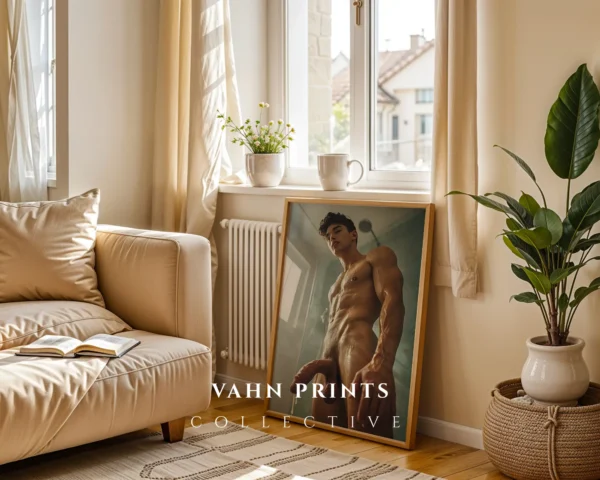 Aesthetic Man Body Photography Art Print Instant Decor