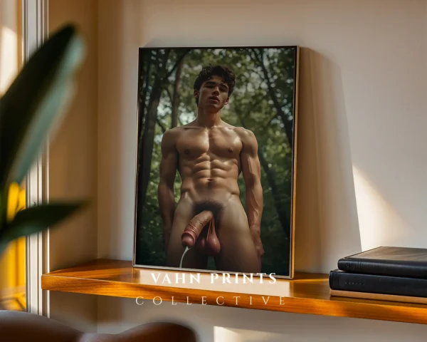 Gallery Style Man Body Photography Wall Art Digital Poster