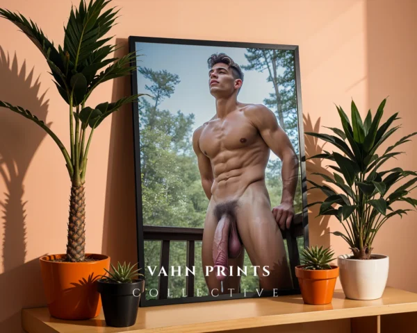 Moody Man Body Photography Wall Art Printable Download