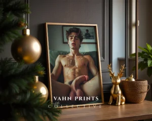 Clean Line Man Body Photography Modern Wall Art Print