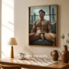 Timeless Man Body Photography Fine Art Printable Poster