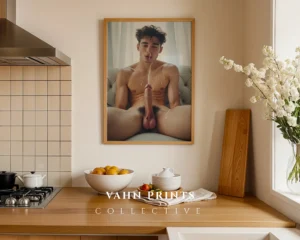 P362c_m1 Masculine Man Body Photography Modern Art Print Digital