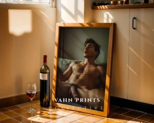 Monochrome Man Body Photography Wall Art Printable Decor