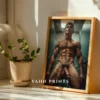 Studio Portrait Man Body Photography Art Print Decor