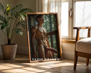 Simple Man Body Photography Minimal Wall Art Printable